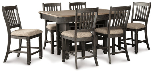 Tyler Creek Counter Height Dining Table and 6 Barstools Furniture Mart -  online today or in-store at our location in Duluth, Ga. Furniture Mart Georgia. View our lowest price today. Shop Now.