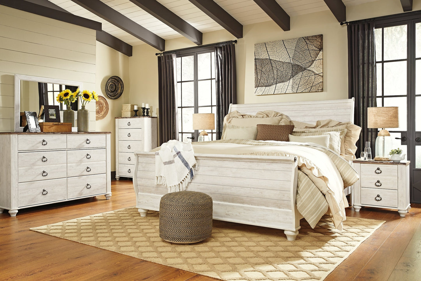 Willowton Five Drawer Chest Furniture Mart -  online today or in-store at our location in Duluth, Ga. Furniture Mart Georgia. View our lowest price today. Shop Now. 