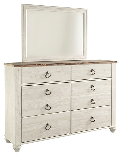 Willowton Six Drawer Dresser Furniture Mart - online today or in-store at our location in Duluth, Ga. Furniture Mart Georgia. View our lowest price today. Shop Now.