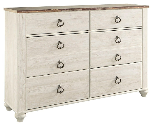 Willowton Six Drawer Dresser Furniture Mart - online today or in-store at our location in Duluth, Ga. Furniture Mart Georgia. View our lowest price today. Shop Now.