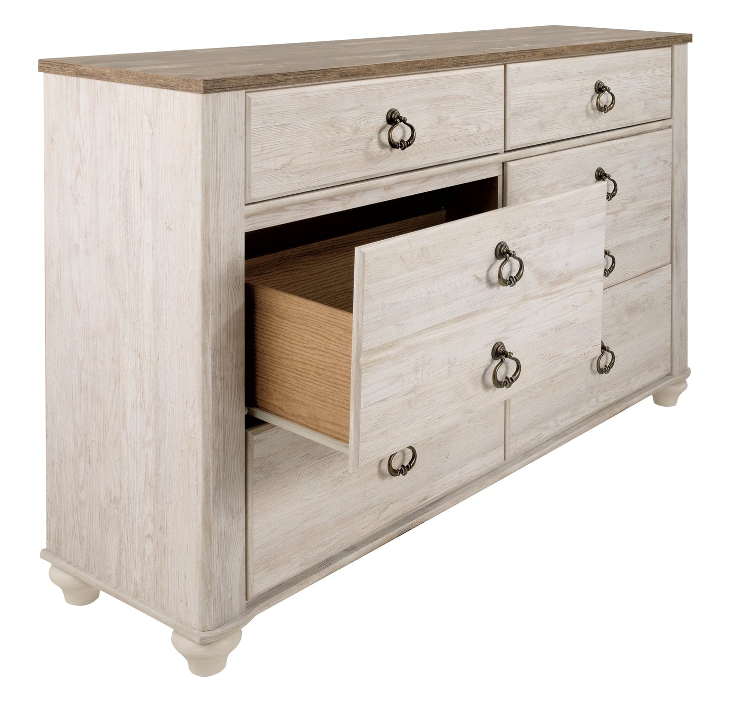 Willowton Six Drawer Dresser Furniture Mart -  online today or in-store at our location in Duluth, Ga. Furniture Mart Georgia. View our lowest price today. Shop Now. 