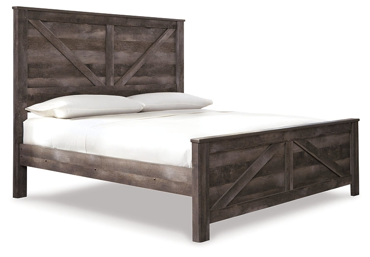 Wynnlow King Crossbuck Panel Bed with Mirrored Dresser, Chest and Nightstand Furniture Mart - online today or in-store at our location in Duluth, Ga. Furniture Mart Georgia. View our lowest price today. Shop Now.