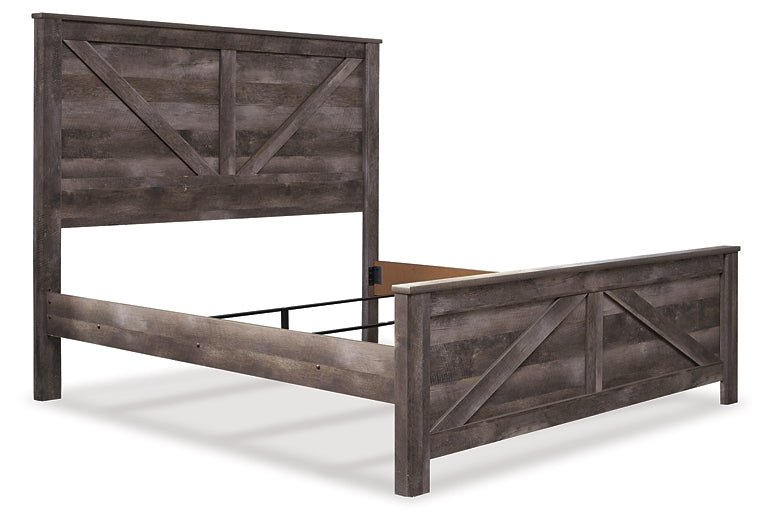 Wynnlow King Crossbuck Panel Bed with Mirrored Dresser, Chest and Nightstand Furniture Mart - online today or in-store at our location in Duluth, Ga. Furniture Mart Georgia. View our lowest price today. Shop Now.
