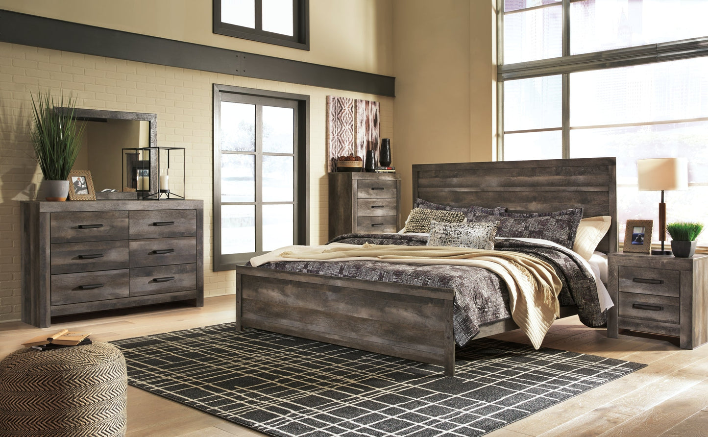 Wynnlow King Panel Bed with Mirrored Dresser and Chest Furniture Mart - online today or in-store at our location in Duluth, Ga. Furniture Mart Georgia. View our lowest price today. Shop Now.