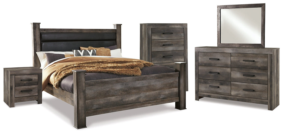 Wynnlow King Poster Bed with Mirrored Dresser, Chest and Nightstand Furniture Mart - online today or in-store at our location in Duluth, Ga. Furniture Mart Georgia. View our lowest price today. Shop Now.