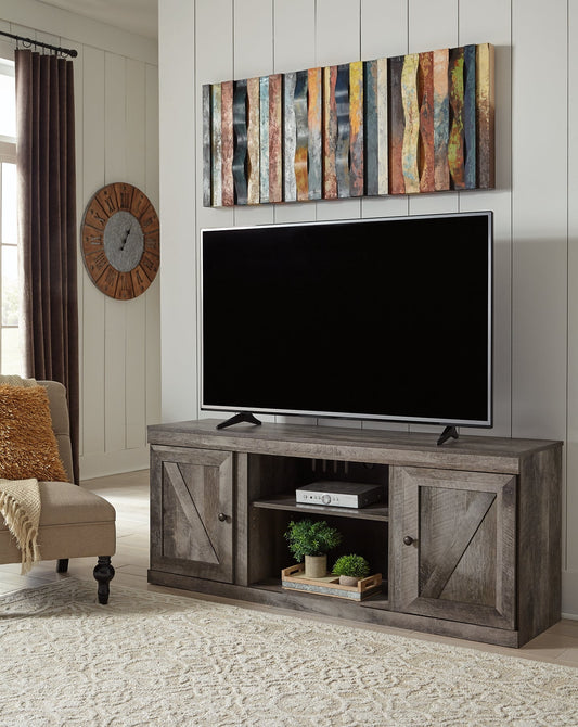 Wynnlow LG TV Stand w/Fireplace Option Furniture Mart -  online today or in-store at our location in Duluth, Ga. Furniture Mart Georgia. View our lowest price today. Shop Now.