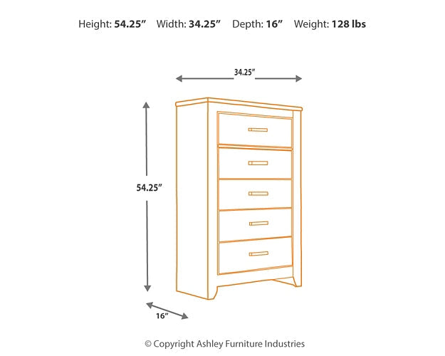 Zelen Five Drawer Chest Furniture Mart -  online today or in-store at our location in Duluth, Ga. Furniture Mart Georgia. View our lowest price today. Shop Now. 