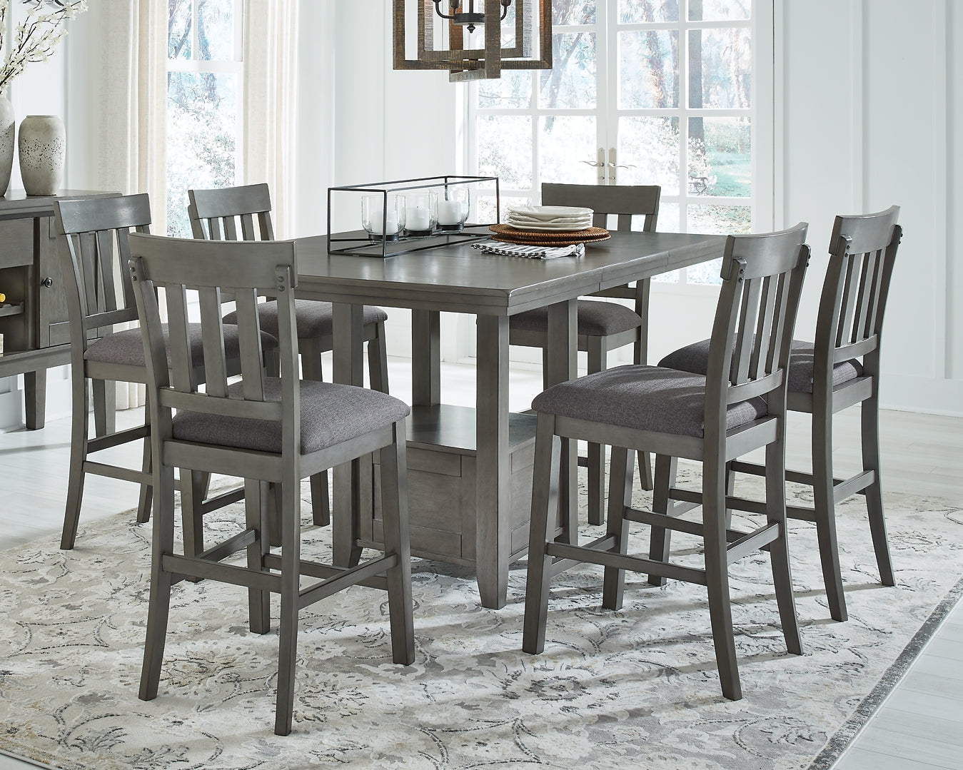 Hallanden Counter Height Dining Table and 6 Barstools Furniture Mart - online today or in-store at our location in Duluth, Ga. Furniture Mart Georgia. View our lowest price today. Shop Now.