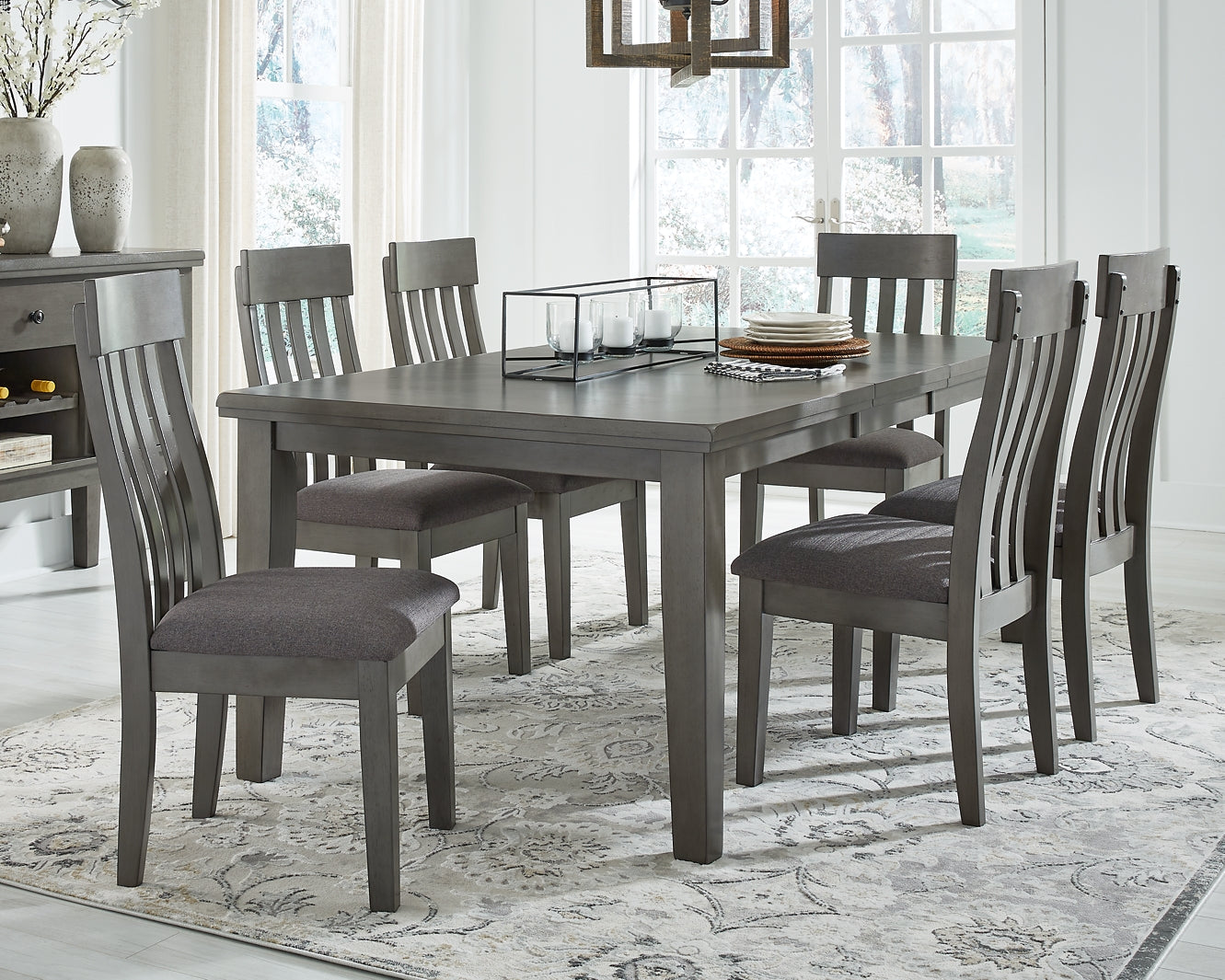 Hallanden Dining Table and 6 Chairs Furniture Mart - online today or in-store at our location in Duluth, Ga. Furniture Mart Georgia. View our lowest price today. Shop Now.