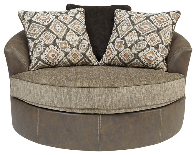 Abalone Oversized Swivel Accent Chair Furniture Mart -  online today or in-store at our location in Duluth, Ga. Furniture Mart Georgia. View our lowest price today. Shop Now. 