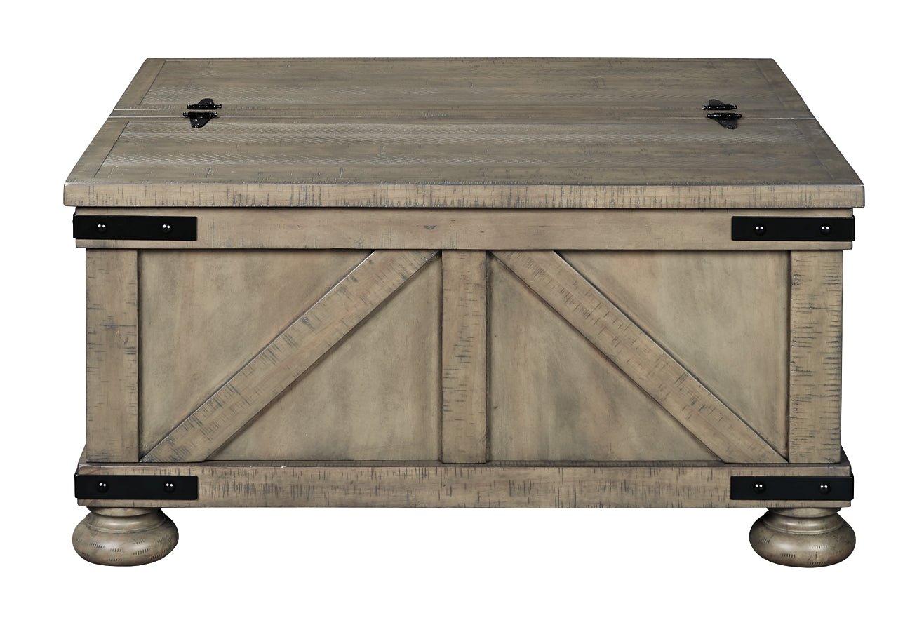 Aldwin Cocktail Table with Storage Furniture Mart -  online today or in-store at our location in Duluth, Ga. Furniture Mart Georgia. View our lowest price today. Shop Now. 