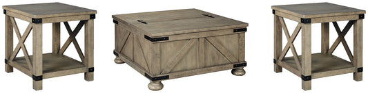 Aldwin Coffee Table with 2 End Tables Furniture Mart -  online today or in-store at our location in Duluth, Ga. Furniture Mart Georgia. View our lowest price today. Shop Now. 
