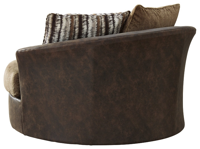 Alesbury Oversized Swivel Accent Chair Furniture Mart -  online today or in-store at our location in Duluth, Ga. Furniture Mart Georgia. View our lowest price today. Shop Now. 