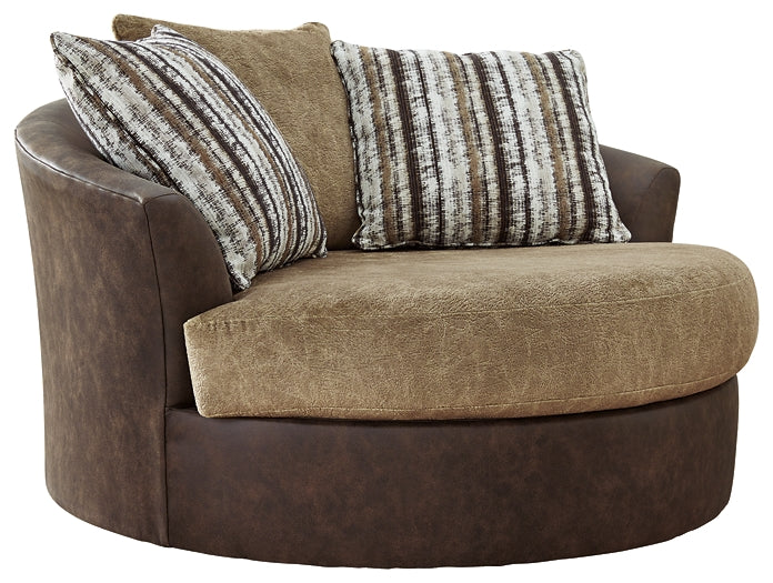 Alesbury Oversized Swivel Accent Chair Furniture Mart -  online today or in-store at our location in Duluth, Ga. Furniture Mart Georgia. View our lowest price today. Shop Now. 