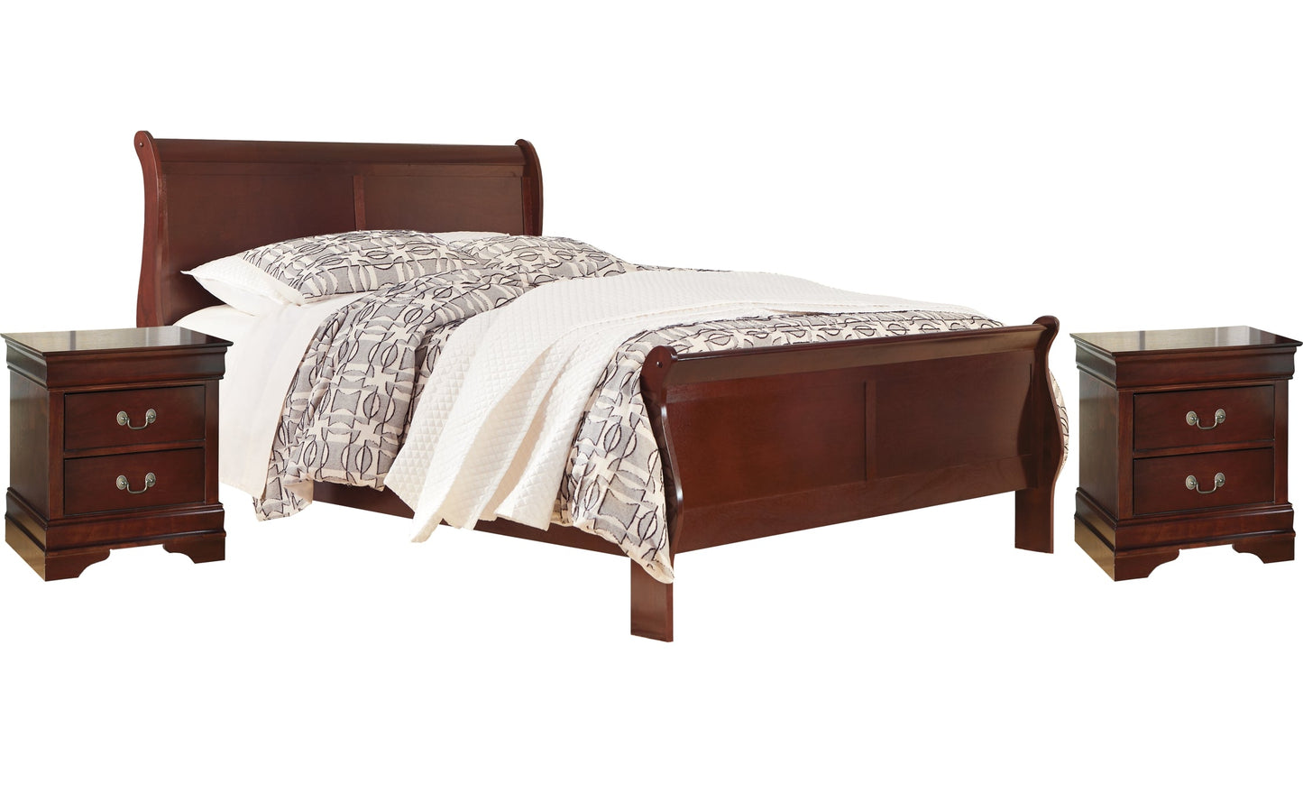 Alisdair King Sleigh Bed with 2 Nightstands Furniture Mart -  online today or in-store at our location in Duluth, Ga. Furniture Mart Georgia. View our lowest price today. Shop Now. 