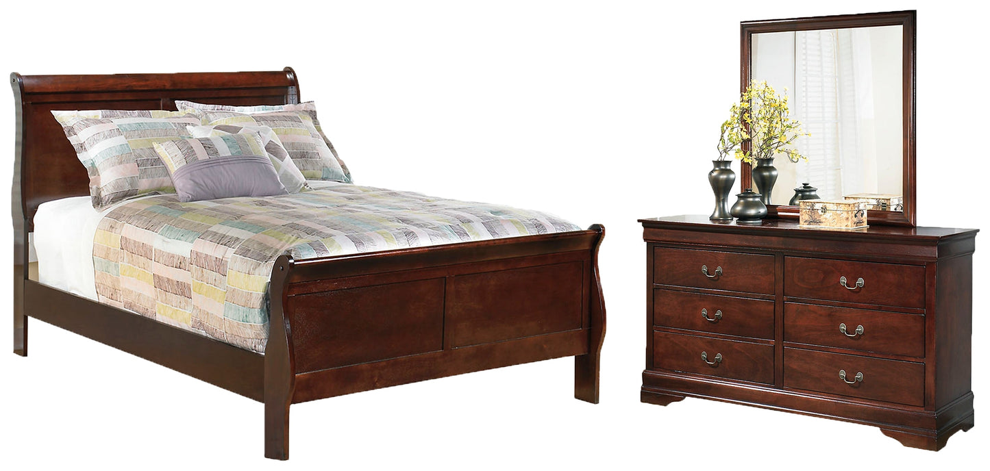 Alisdair Queen Sleigh Bed with Mirrored Dresser Furniture Mart -  online today or in-store at our location in Duluth, Ga. Furniture Mart Georgia. View our lowest price today. Shop Now. 