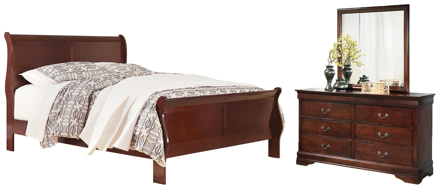 Alisdair Queen Sleigh Bed with Mirrored Dresser Furniture Mart -  online today or in-store at our location in Duluth, Ga. Furniture Mart Georgia. View our lowest price today. Shop Now. 