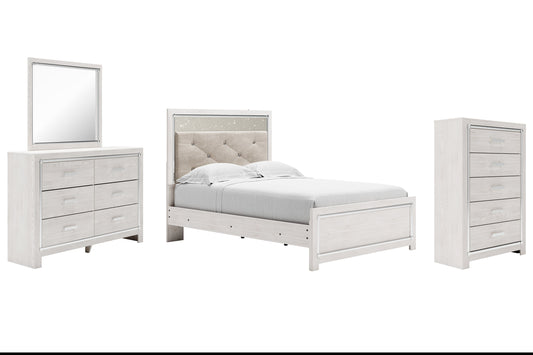 Altyra Full Panel Bed with Mirrored Dresser and Chest Furniture Mart -  online today or in-store at our location in Duluth, Ga. Furniture Mart Georgia. View our lowest price today. Shop Now. 