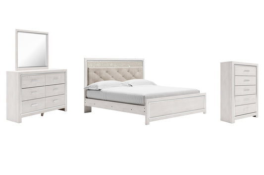 Altyra King Panel Bed with Mirrored Dresser and Chest Furniture Mart -  online today or in-store at our location in Duluth, Ga. Furniture Mart Georgia. View our lowest price today. Shop Now. 