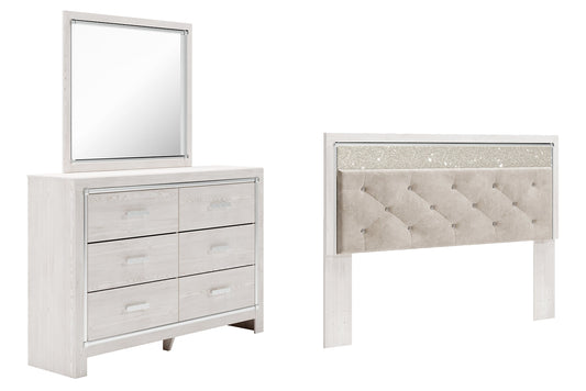 Altyra King Panel Headboard with Mirrored Dresser Furniture Mart -  online today or in-store at our location in Duluth, Ga. Furniture Mart Georgia. View our lowest price today. Shop Now. 