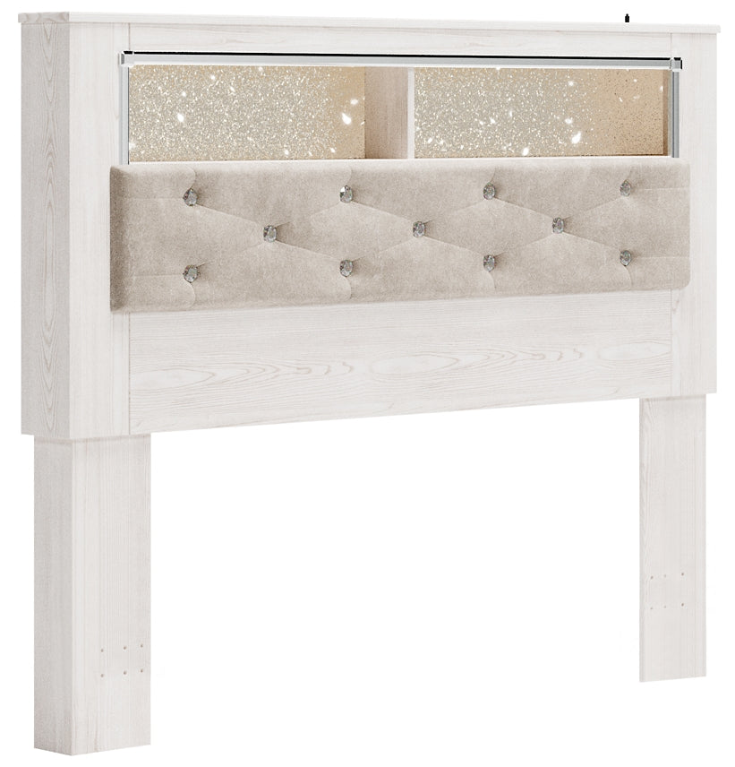 Altyra Queen Bookcase Headboard with Mirrored Dresser, Chest and Nightstand Furniture Mart -  online today or in-store at our location in Duluth, Ga. Furniture Mart Georgia. View our lowest price today. Shop Now. 