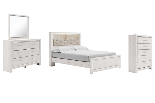 Altyra Queen Panel Bookcase Bed with Mirrored Dresser and Chest Furniture Mart -  online today or in-store at our location in Duluth, Ga. Furniture Mart Georgia. View our lowest price today. Shop Now. 