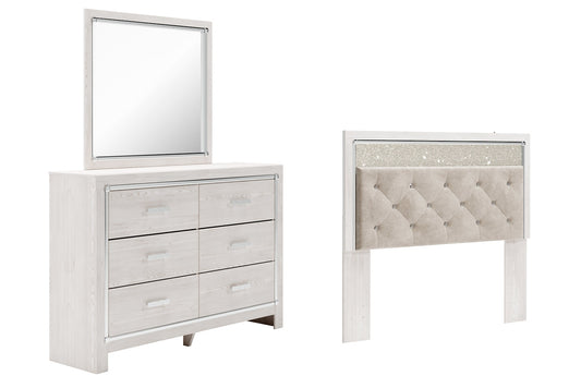 Altyra Queen Panel Headboard with Mirrored Dresser Furniture Mart -  online today or in-store at our location in Duluth, Ga. Furniture Mart Georgia. View our lowest price today. Shop Now. 