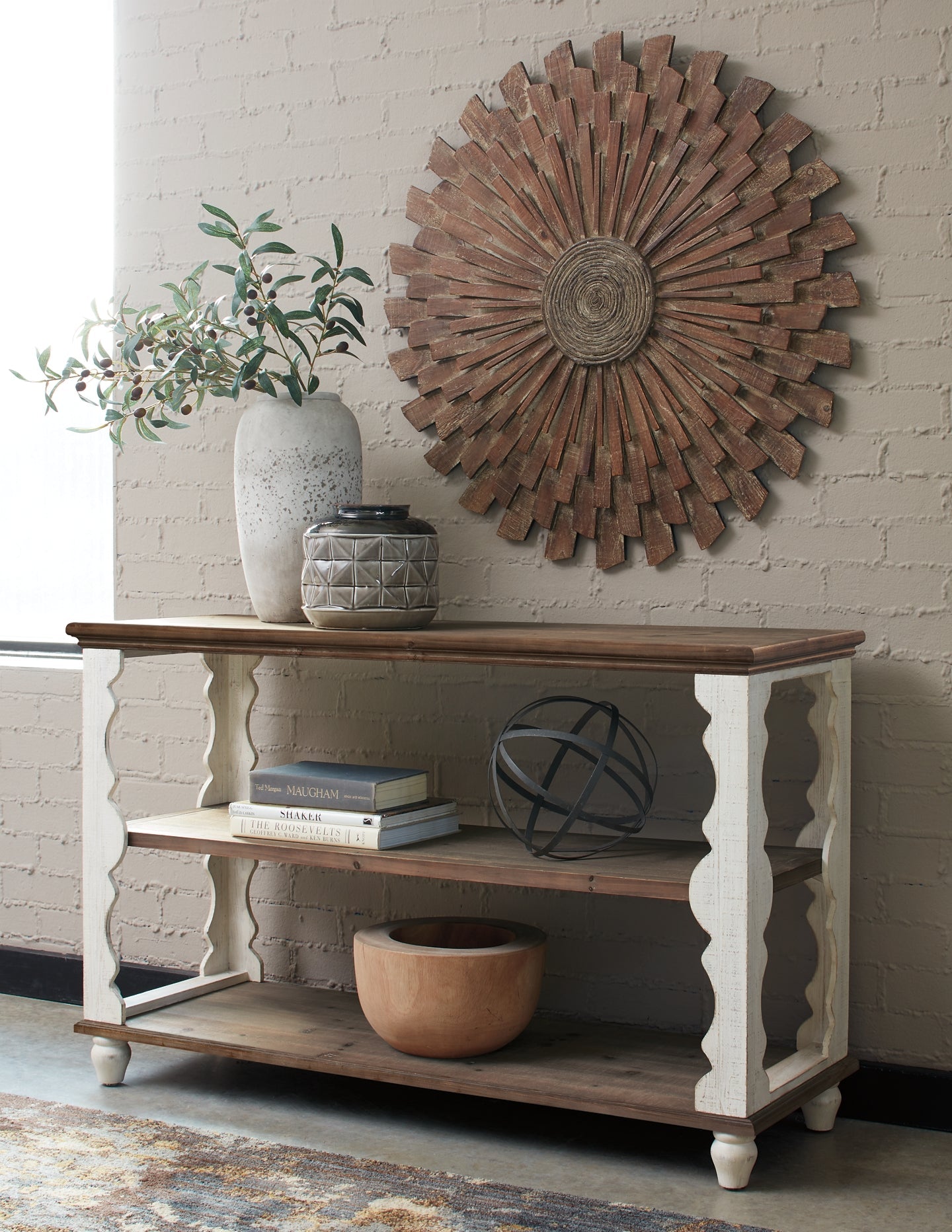 Alwyndale Console Sofa Table Furniture Mart -  online today or in-store at our location in Duluth, Ga. Furniture Mart Georgia. View our lowest price today. Shop Now. 