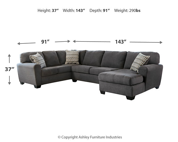 Ambee 3-Piece Sectional with Chaise Furniture Mart -  online today or in-store at our location in Duluth, Ga. Furniture Mart Georgia. View our lowest price today. Shop Now. 