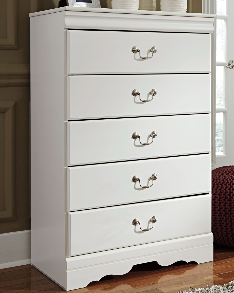 Anarasia Five Drawer Chest Furniture Mart -  online today or in-store at our location in Duluth, Ga. Furniture Mart Georgia. View our lowest price today. Shop Now. 