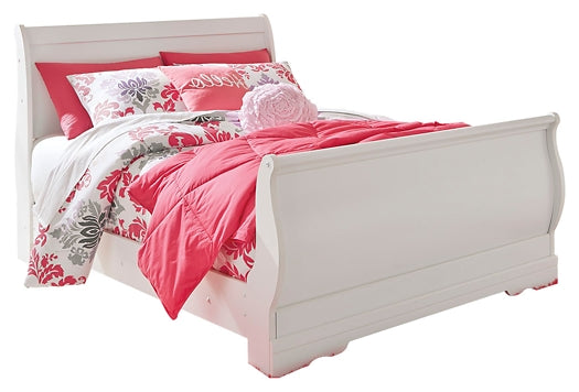 Anarasia Full Sleigh Bed with Mirrored Dresser, Chest and 2 Nightstands Furniture Mart -  online today or in-store at our location in Duluth, Ga. Furniture Mart Georgia. View our lowest price today. Shop Now. 