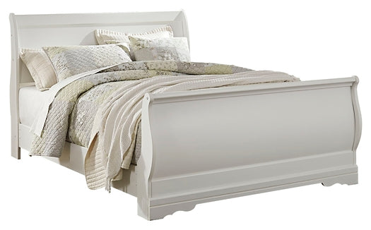 Anarasia Queen Sleigh Bed with Mirrored Dresser, Chest and 2 Nightstands Furniture Mart -  online today or in-store at our location in Duluth, Ga. Furniture Mart Georgia. View our lowest price today. Shop Now. 