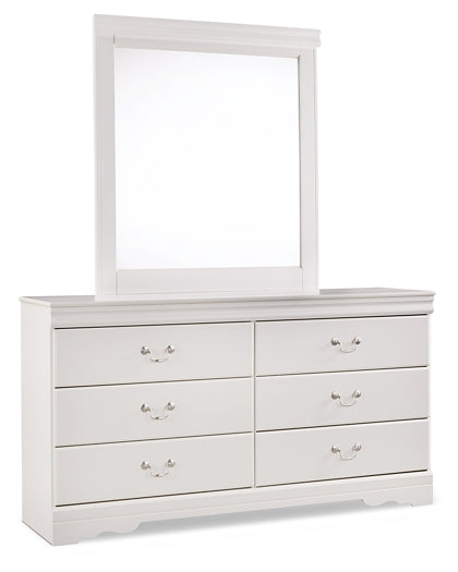 Anarasia Twin Sleigh Headboard with Mirrored Dresser Furniture Mart -  online today or in-store at our location in Duluth, Ga. Furniture Mart Georgia. View our lowest price today. Shop Now. 