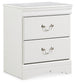 Anarasia Two Drawer Night Stand Furniture Mart -  online today or in-store at our location in Duluth, Ga. Furniture Mart Georgia. View our lowest price today. Shop Now. 