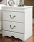 Anarasia Two Drawer Night Stand Furniture Mart -  online today or in-store at our location in Duluth, Ga. Furniture Mart Georgia. View our lowest price today. Shop Now. 