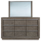 Anibecca Queen Upholstered Panel Bed with Mirrored Dresser Furniture Mart -  online today or in-store at our location in Duluth, Ga. Furniture Mart Georgia. View our lowest price today. Shop Now. 
