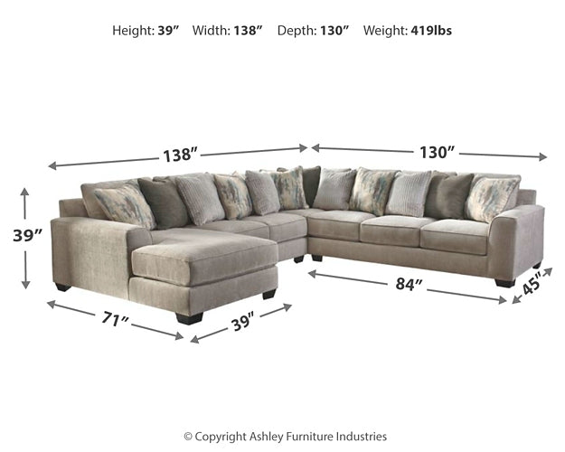 Ardsley 4-Piece Sectional with Chaise Furniture Mart -  online today or in-store at our location in Duluth, Ga. Furniture Mart Georgia. View our lowest price today. Shop Now. 