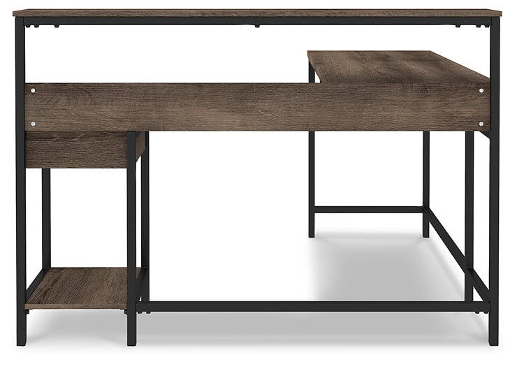 Arlenbry L-Desk with Storage Furniture Mart -  online today or in-store at our location in Duluth, Ga. Furniture Mart Georgia. View our lowest price today. Shop Now. 