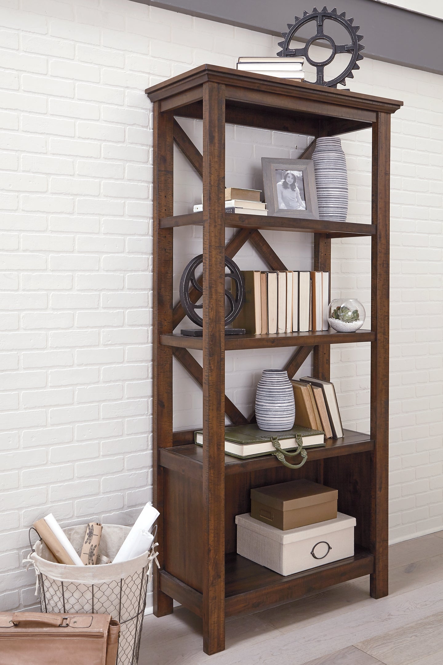Baldridge Large Bookcase Furniture Mart -  online today or in-store at our location in Duluth, Ga. Furniture Mart Georgia. View our lowest price today. Shop Now. 