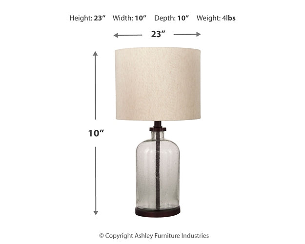 Bandile Glass Table Lamp (1/CN) Furniture Mart -  online today or in-store at our location in Duluth, Ga. Furniture Mart Georgia. View our lowest price today. Shop Now. 