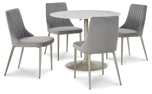 Barchoni Dining Table and 4 Chairs Furniture Mart -  online today or in-store at our location in Duluth, Ga. Furniture Mart Georgia. View our lowest price today. Shop Now. 