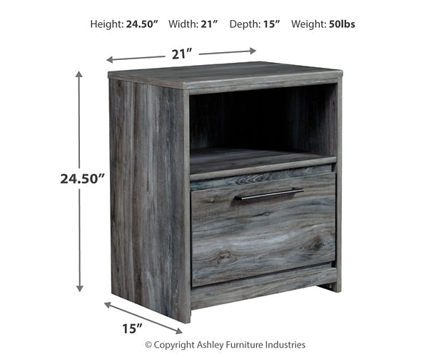 Baystorm One Drawer Night Stand Furniture Mart -  online today or in-store at our location in Duluth, Ga. Furniture Mart Georgia. View our lowest price today. Shop Now. 