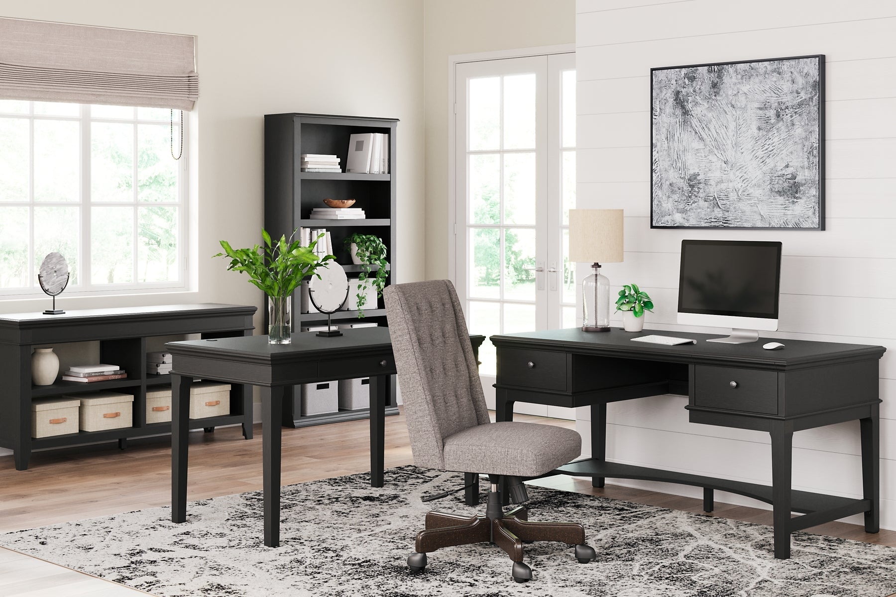 Beckincreek Home Office Storage Leg Desk Furniture Mart -  online today or in-store at our location in Duluth, Ga. Furniture Mart Georgia. View our lowest price today. Shop Now. 