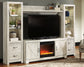Bellaby 4-Piece Entertainment Center with Fireplace Furniture Mart -  online today or in-store at our location in Duluth, Ga. Furniture Mart Georgia. View our lowest price today. Shop Now. 