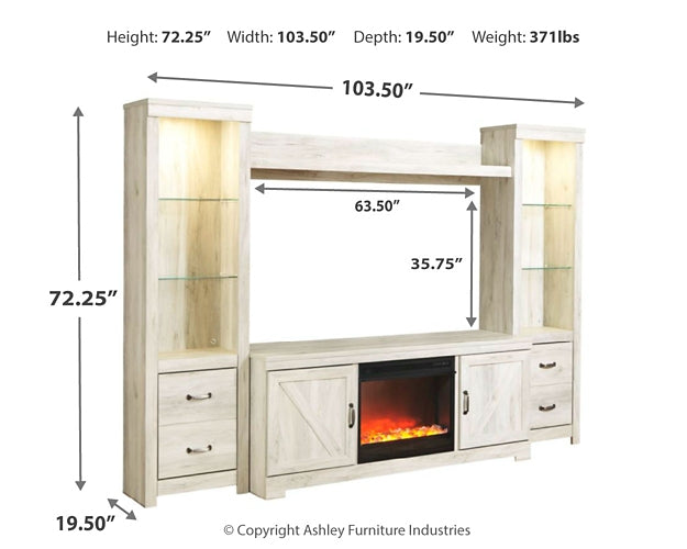 Bellaby 4-Piece Entertainment Center with Fireplace Furniture Mart -  online today or in-store at our location in Duluth, Ga. Furniture Mart Georgia. View our lowest price today. Shop Now. 