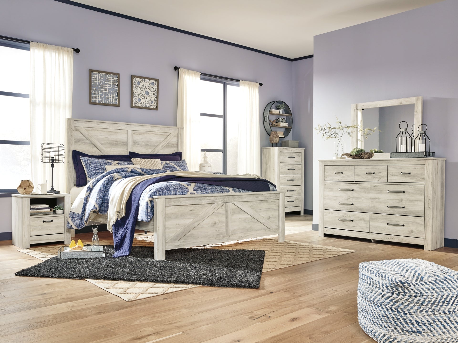 Bellaby King Crossbuck Panel Bed with Dresser Furniture Mart -  online today or in-store at our location in Duluth, Ga. Furniture Mart Georgia. View our lowest price today. Shop Now. 
