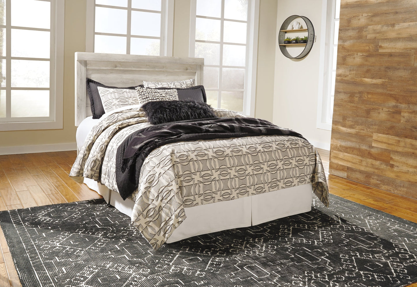 Bellaby Queen Panel Headboard with Mirrored Dresser Furniture Mart -  online today or in-store at our location in Duluth, Ga. Furniture Mart Georgia. View our lowest price today. Shop Now. 