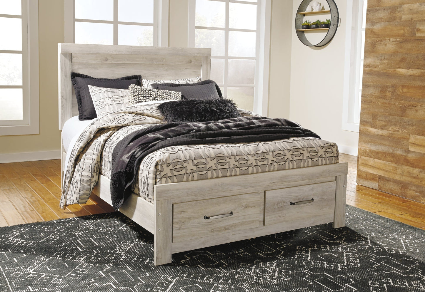 Bellaby Queen Platform Bed with 2 Storage Drawers with Mirrored Dresser and 2 Nightstands Furniture Mart -  online today or in-store at our location in Duluth, Ga. Furniture Mart Georgia. View our lowest price today. Shop Now. 
