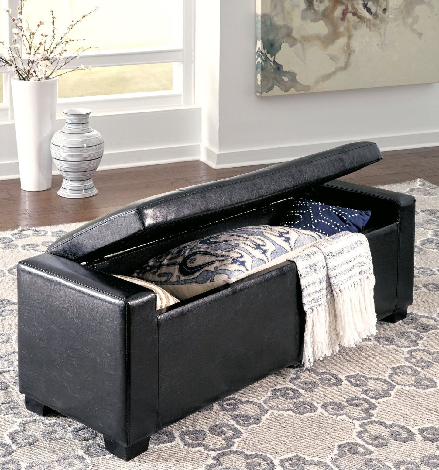 Benches Upholstered Storage Bench Furniture Mart -  online today or in-store at our location in Duluth, Ga. Furniture Mart Georgia. View our lowest price today. Shop Now. 