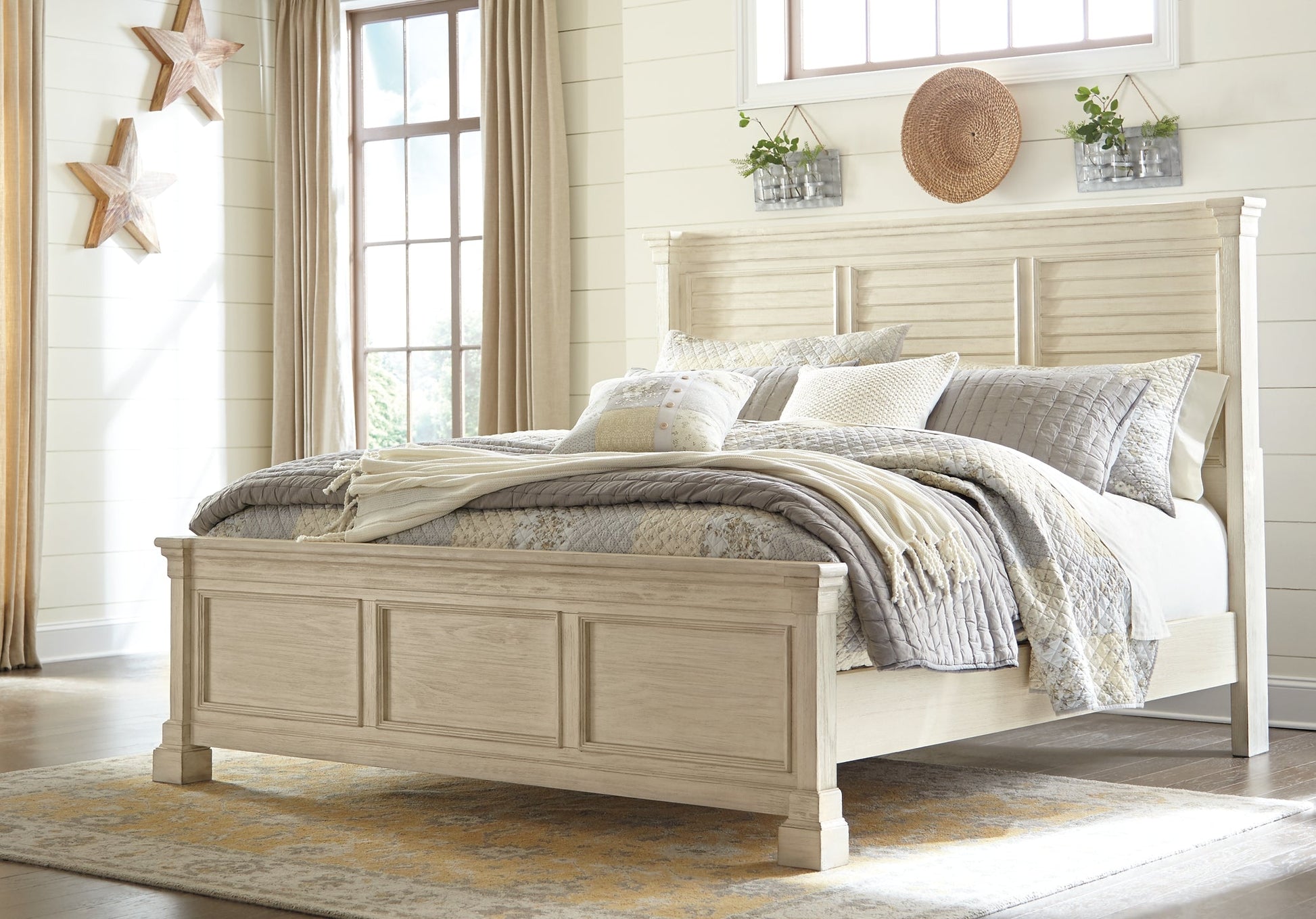 Bolanburg California King Panel Bed with Mirrored Dresser Furniture Mart -  online today or in-store at our location in Duluth, Ga. Furniture Mart Georgia. View our lowest price today. Shop Now. 